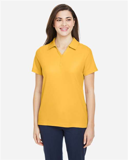 Core365 Women's Fusion ChromaSoft™ Pique Polo - CE112W Campus Gold