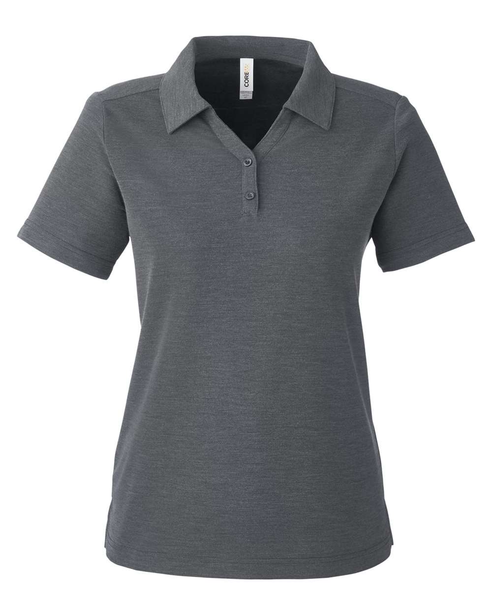 Core365 Women's Fusion ChromaSoft™ Pique Polo - CE112W Carbon Heather