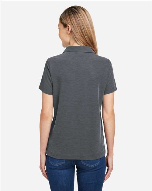 Core365 Women's Fusion ChromaSoft™ Pique Polo - CE112W Carbon Heather