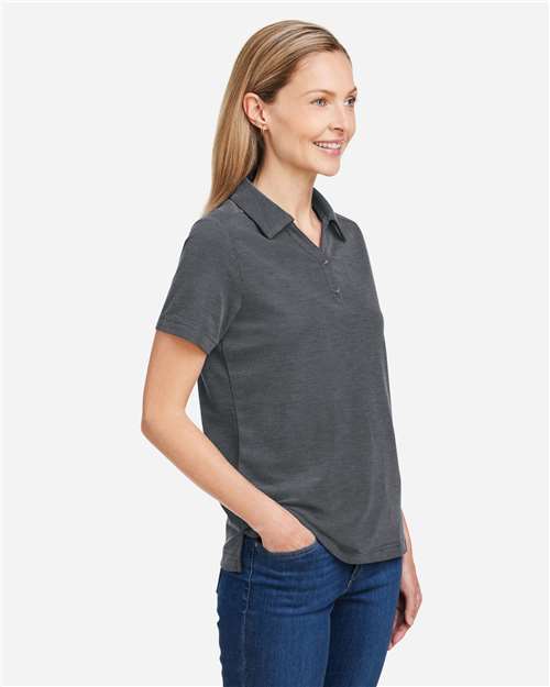 Core365 Women's Fusion ChromaSoft™ Pique Polo - CE112W Carbon Heather