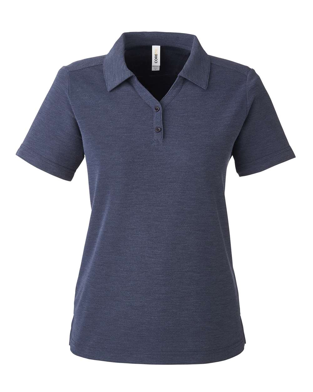 Core365 Women's Fusion ChromaSoft™ Pique Polo - CE112W Classic Navy Heather