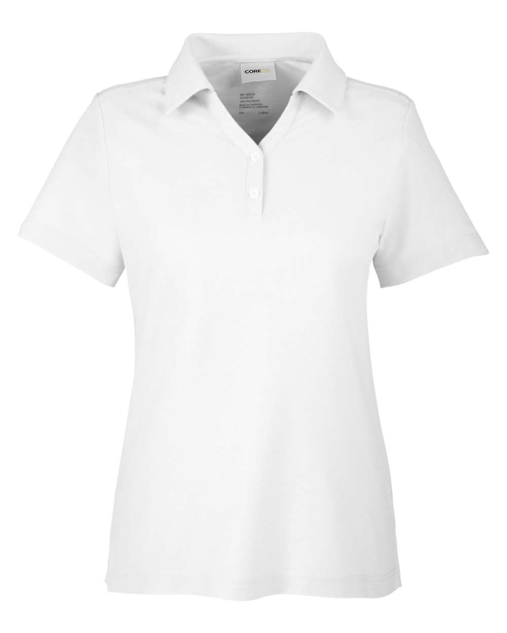 Core365 Women's Fusion ChromaSoft™ Pique Polo - CE112W White