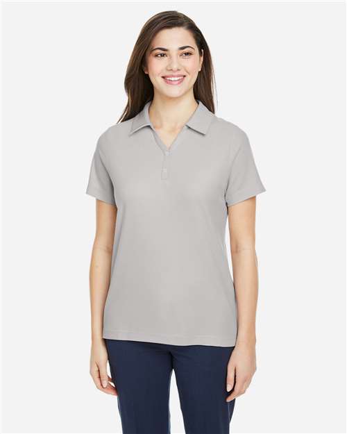 Core365 Women's Fusion ChromaSoft™ Pique Polo - CE112W Platinum