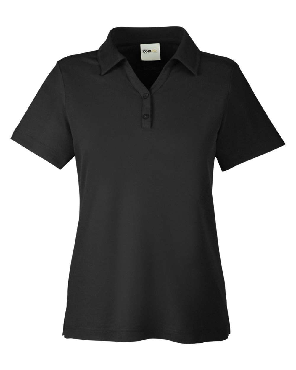 Core365 Women's Fusion ChromaSoft™ Pique Polo - CE112W Black