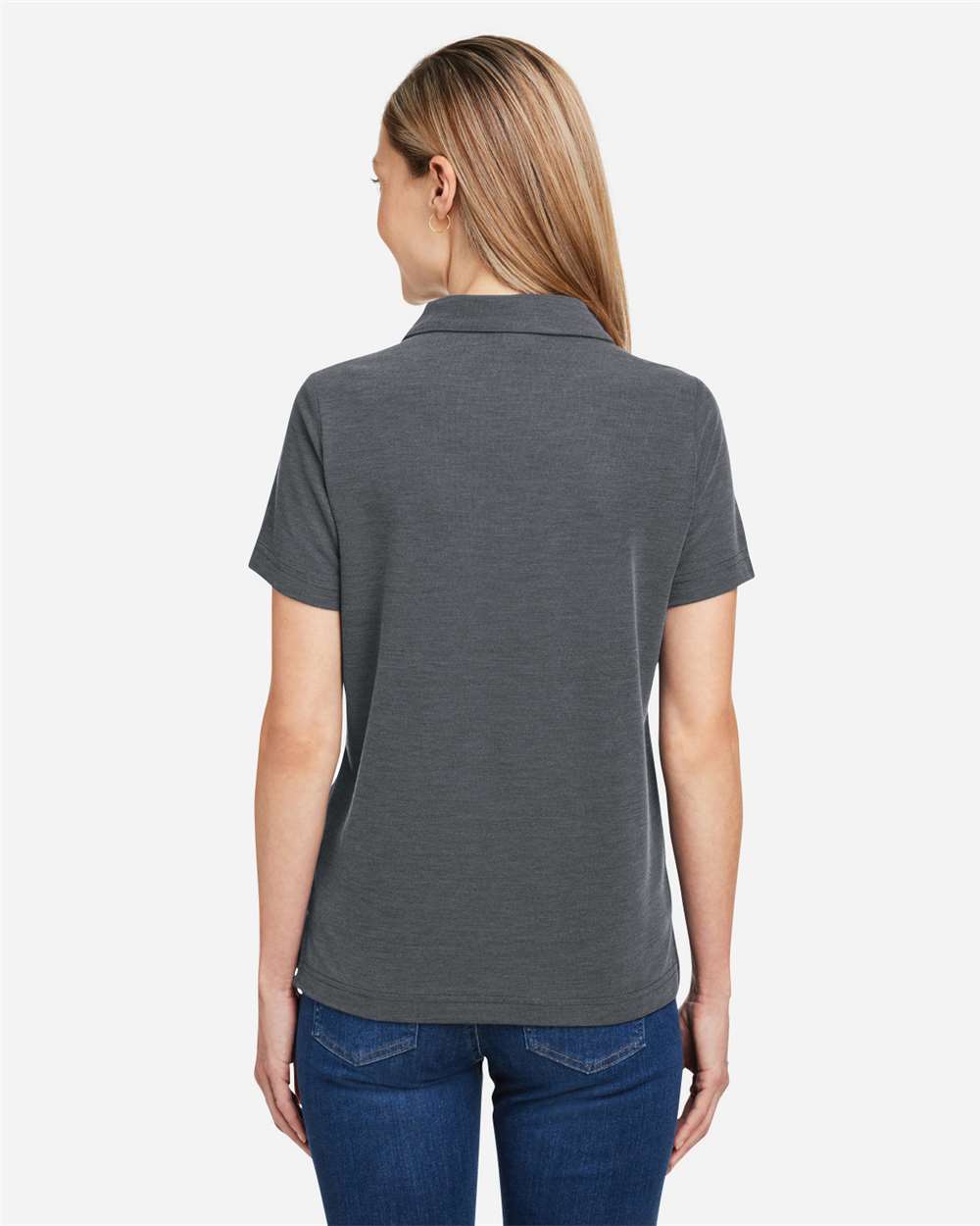 Core365 Women's Fusion ChromaSoft™ Pique Polo - CE112W Carbon Heather