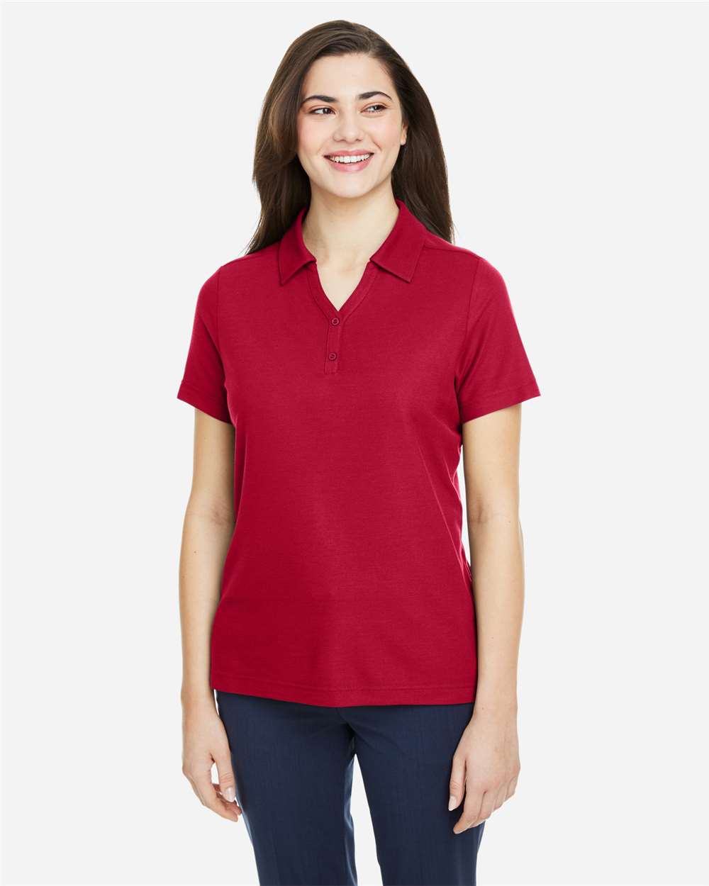 Core365 Women's Fusion ChromaSoft™ Pique Polo - CE112W Classic Red