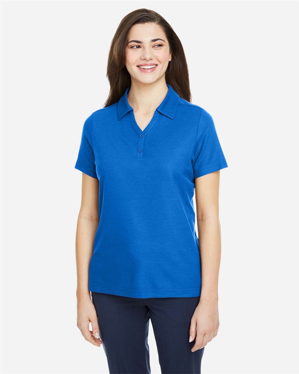 Core365 Women's Fusion ChromaSoft™ Pique Polo - CE112W True Royal