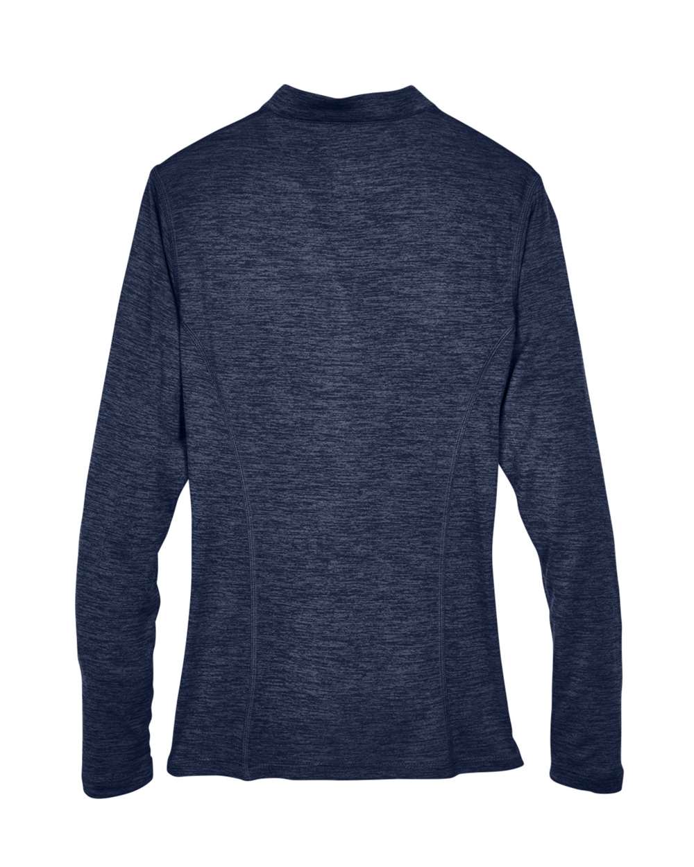 Core365 Women's Kinetic Performance Quarter-Zip Pullover - CE401W Classic Navy Heather- Carbon