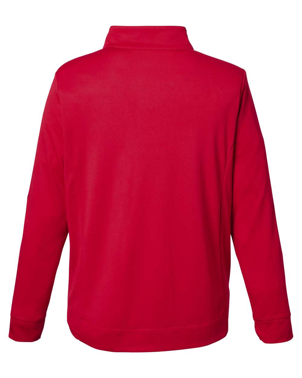 Core365 Men's Market Snag Protect Mesh Colorblock Quarter-Zip Pullover - CE404 Classic Red- Carbon