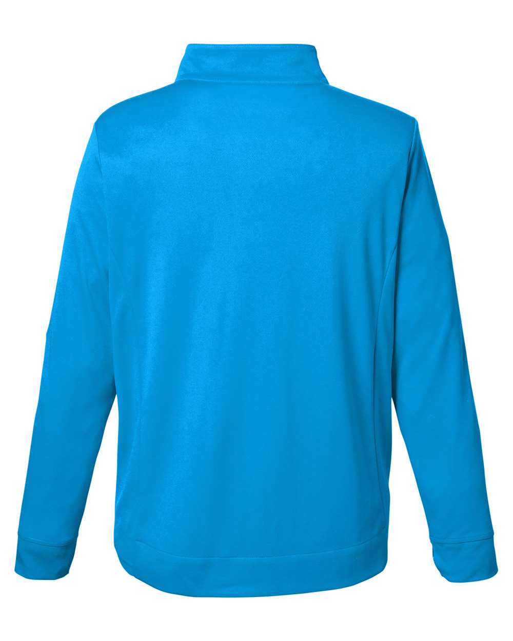 Core365 Men's Market Snag Protect Mesh Colorblock Quarter-Zip Pullover - CE404 Electric Blue- Carbon