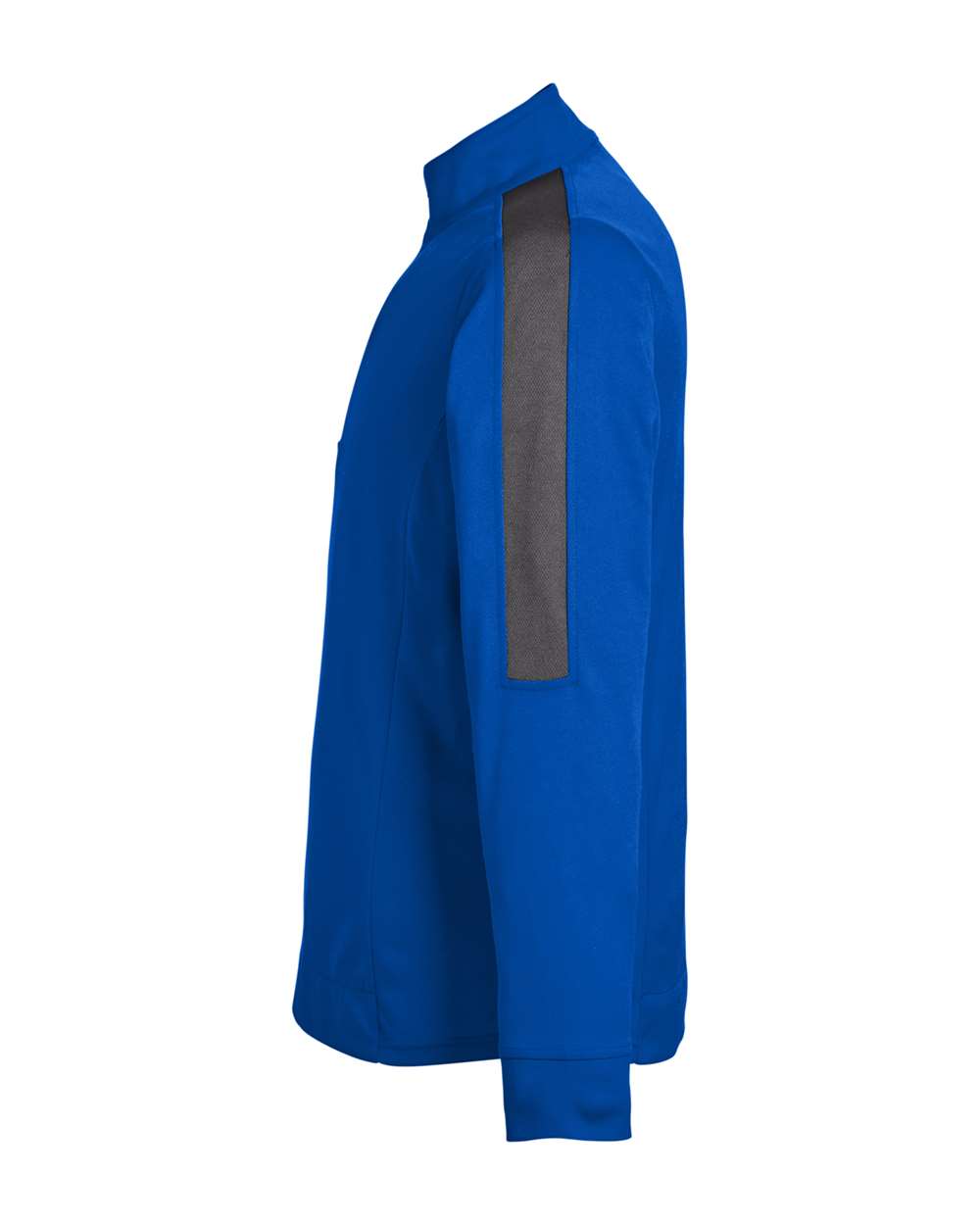 Core365 Men's Market Snag Protect Mesh Colorblock Quarter-Zip Pullover - CE404 True Royal- Carbon