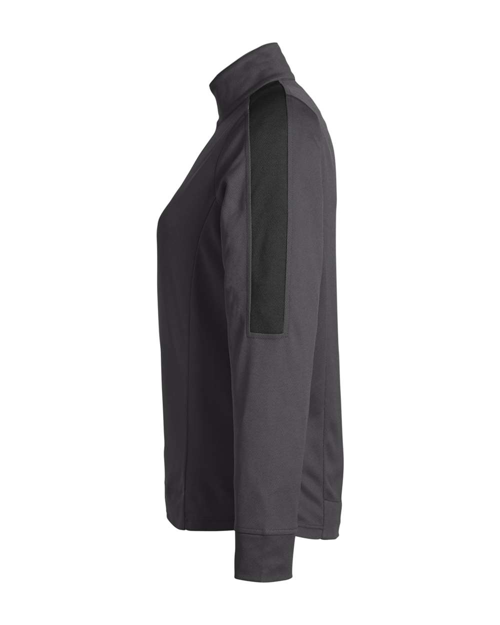 Core365 Women's Market Snag Protect Mesh Colorblock Quarter-Zip Pullover - CE404W Carbon- Black
