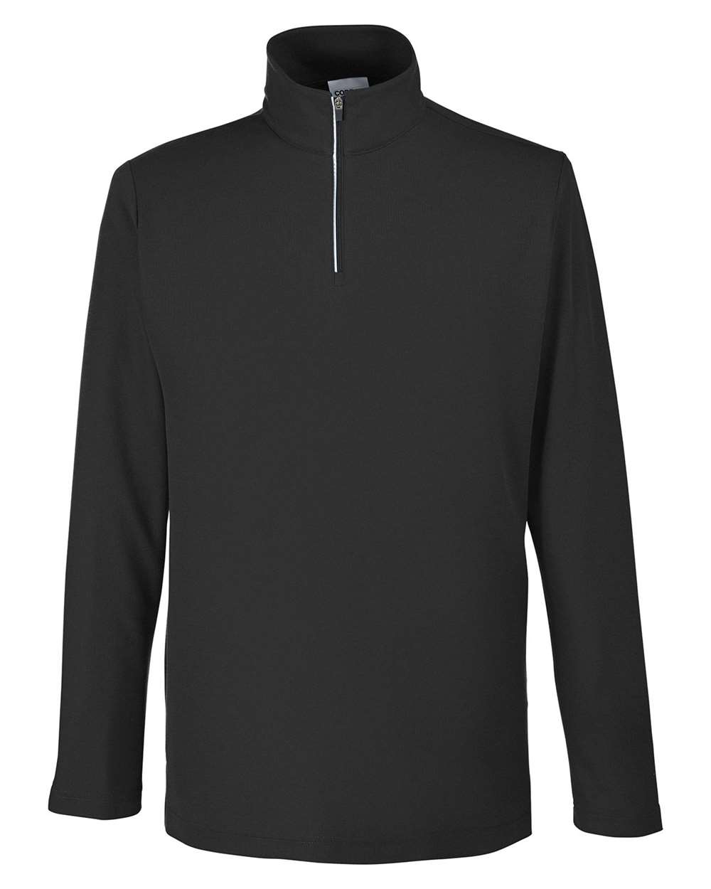 Core365 Men's Fusion ChromaSoft™ Pique Quarter-Zip Pullover - CE405 Black