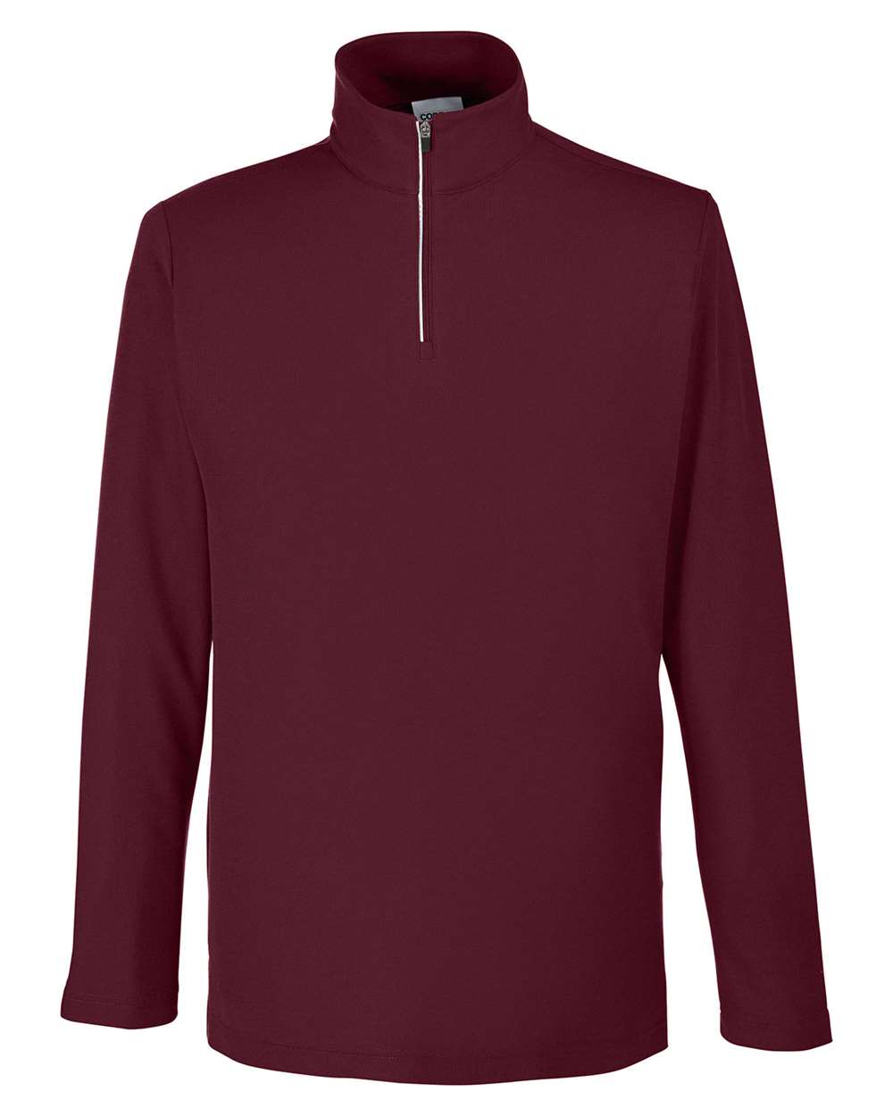 Core365 Men's Fusion ChromaSoft™ Pique Quarter-Zip Pullover - CE405 Burgundy
