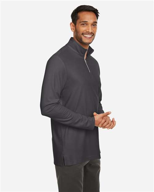 Core365 Men's Fusion ChromaSoft™ Pique Quarter-Zip Pullover - CE405 Carbon