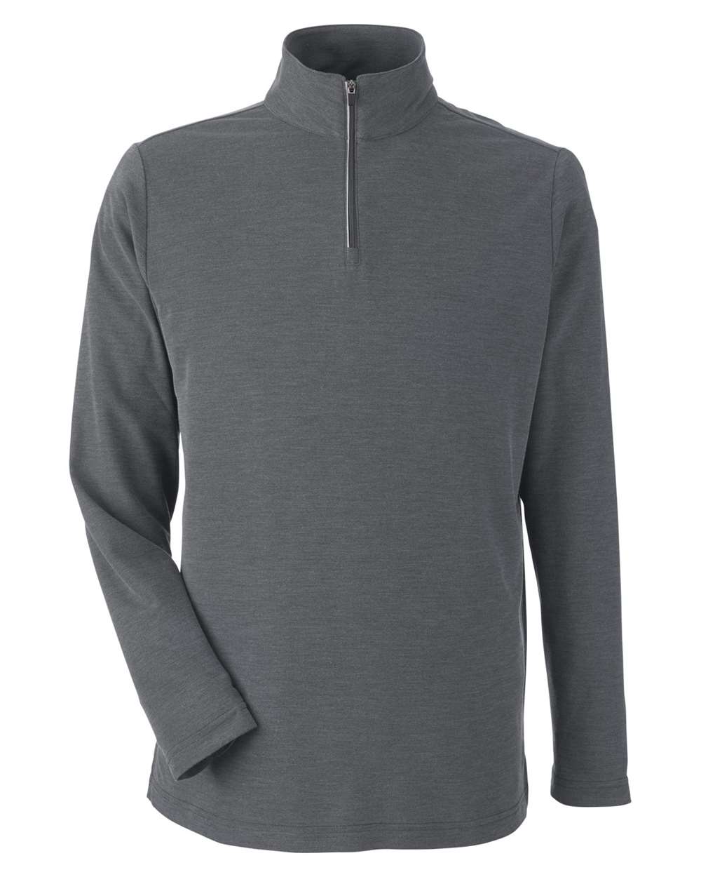 Core365 Men's Fusion ChromaSoft™ Pique Quarter-Zip Pullover - CE405 Carbon Heather