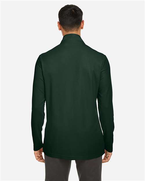 Core365 Men's Fusion ChromaSoft™ Pique Quarter-Zip Pullover - CE405 Forest