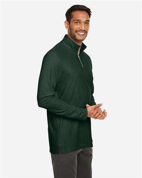 Core365 Men's Fusion ChromaSoft™ Pique Quarter-Zip Pullover - CE405 Forest