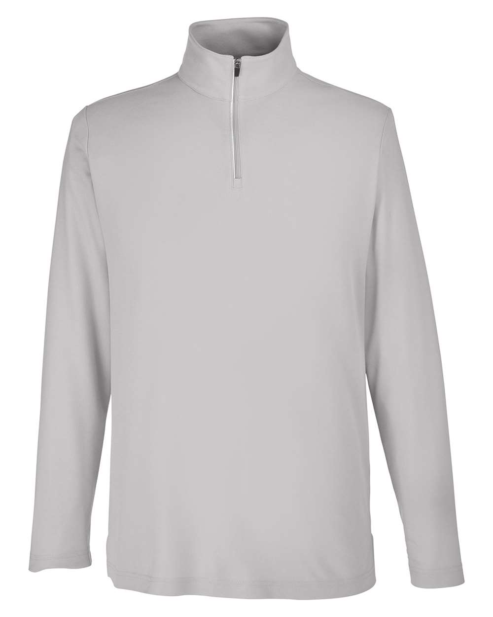 Core365 Men's Fusion ChromaSoft™ Pique Quarter-Zip Pullover - CE405 Platinum