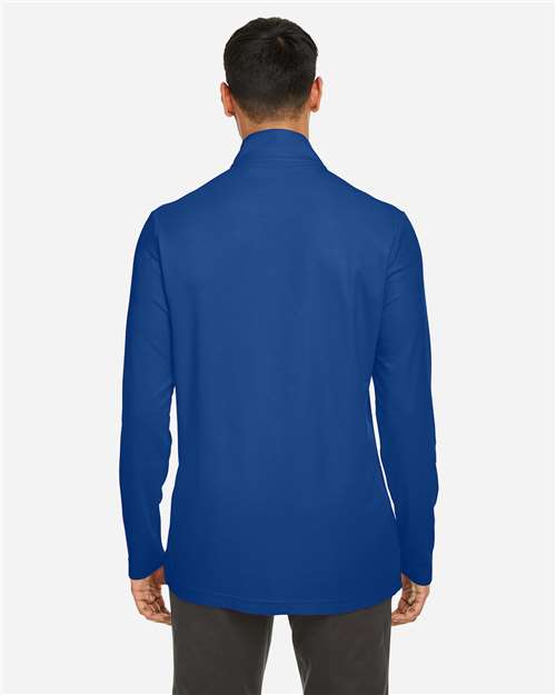 Core365 Men's Fusion ChromaSoft™ Pique Quarter-Zip Pullover - CE405 True Royal