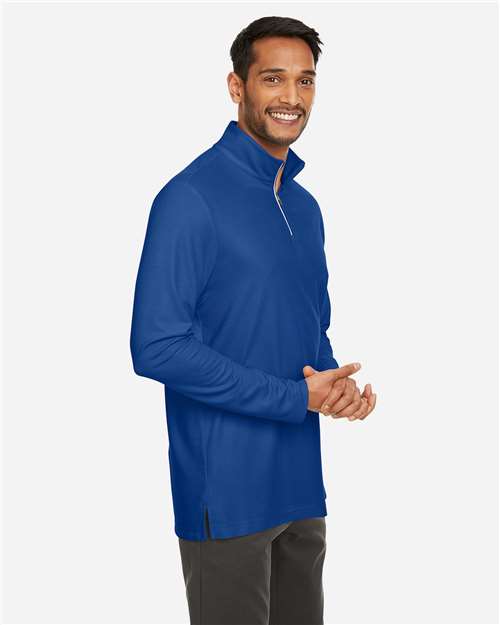 Core365 Men's Fusion ChromaSoft™ Pique Quarter-Zip Pullover - CE405 True Royal
