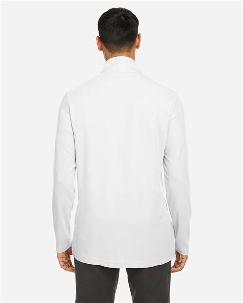 Core365 Men's Fusion ChromaSoft™ Pique Quarter-Zip Pullover - CE405 White