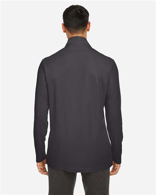 Core365 Men's Fusion ChromaSoft™ Pique Quarter-Zip Pullover - CE405 Carbon