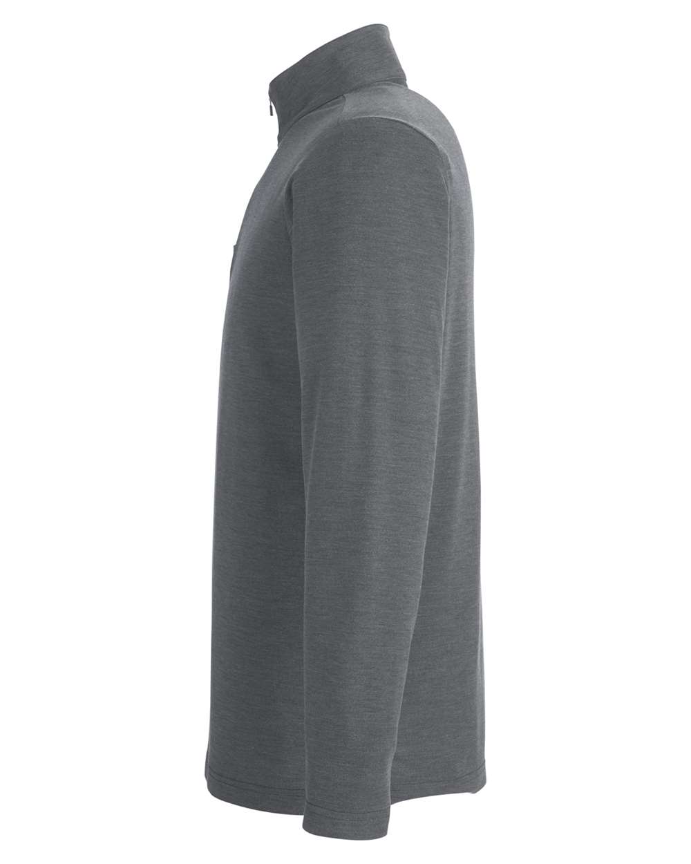 Core365 Men's Fusion ChromaSoft™ Pique Quarter-Zip Pullover - CE405 Carbon Heather