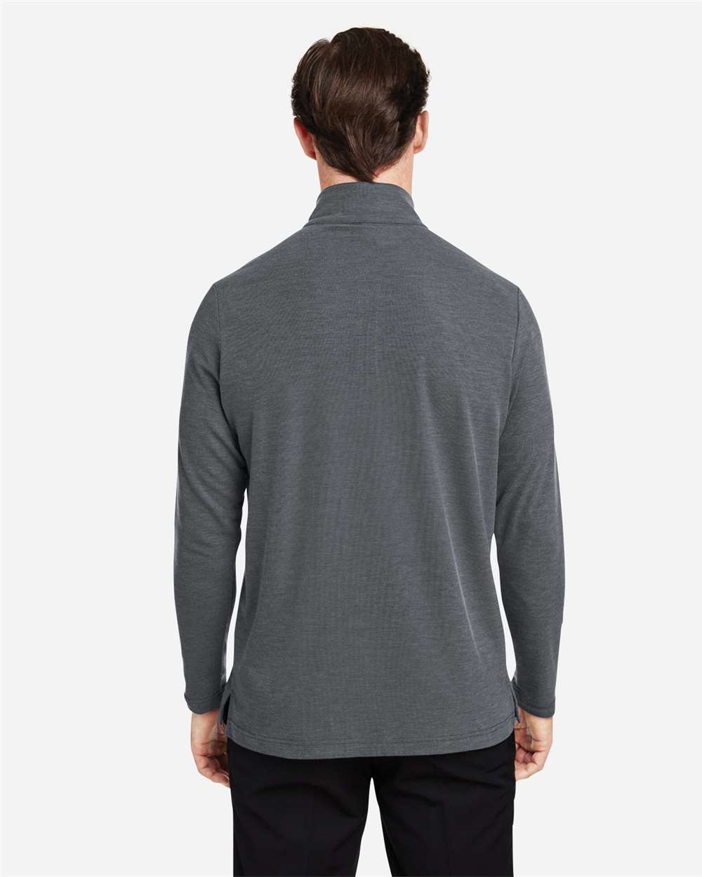 Core365 Men's Fusion ChromaSoft™ Pique Quarter-Zip Pullover - CE405 Carbon Heather