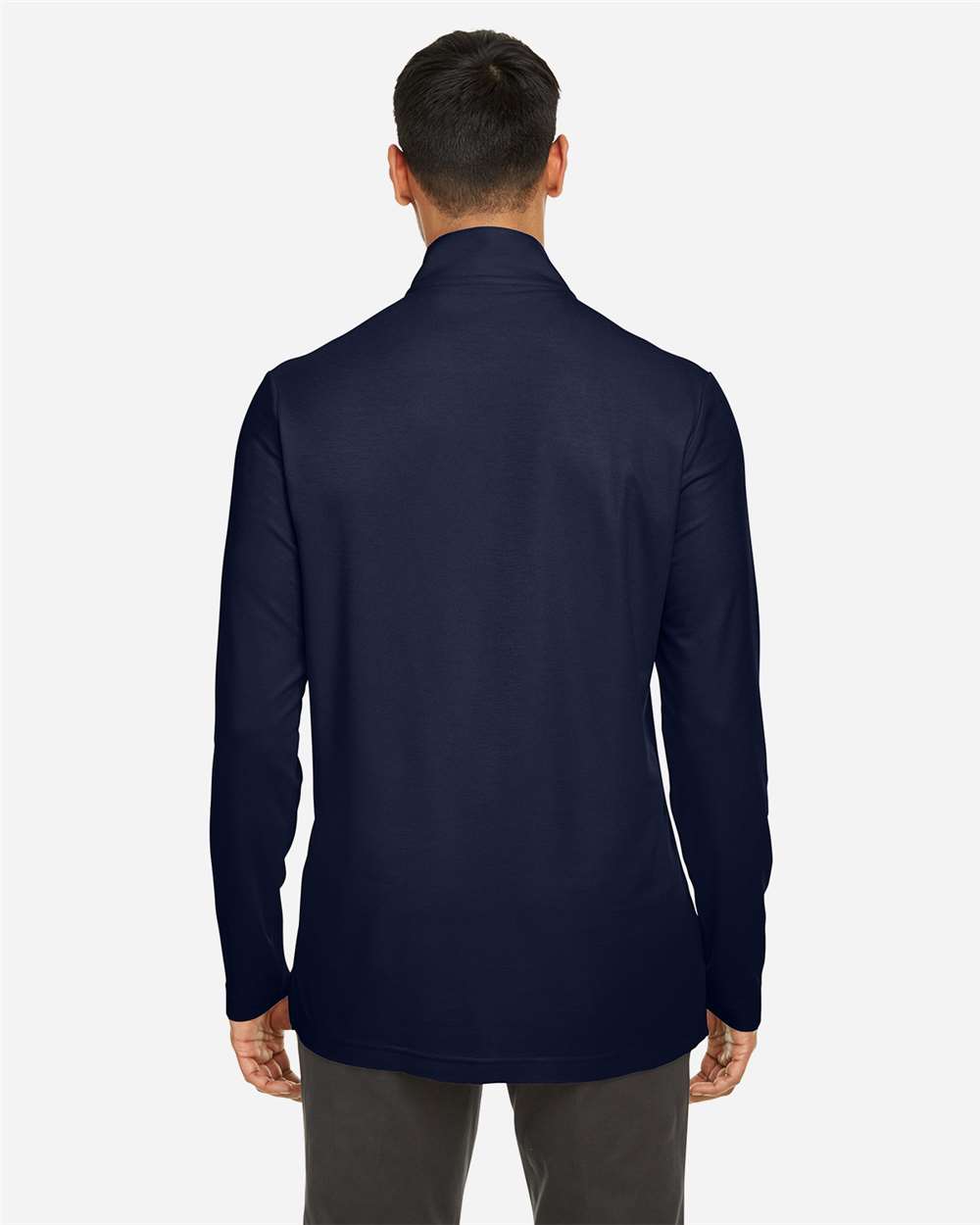 Core365 Men's Fusion ChromaSoft™ Pique Quarter-Zip Pullover - CE405 Classic Navy