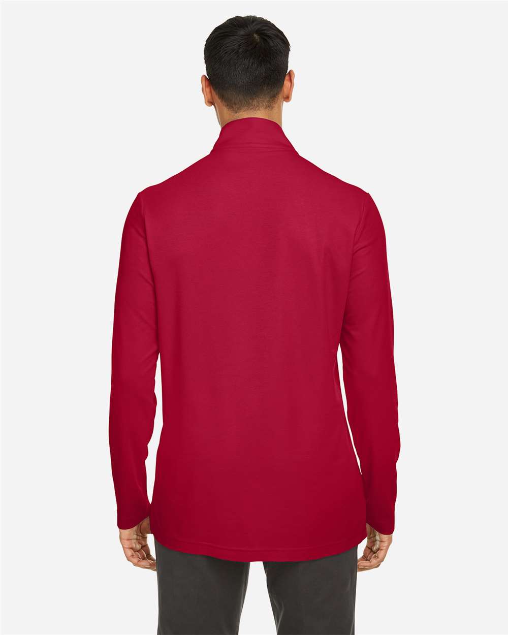 Core365 Men's Fusion ChromaSoft™ Pique Quarter-Zip Pullover - CE405 Classic Red