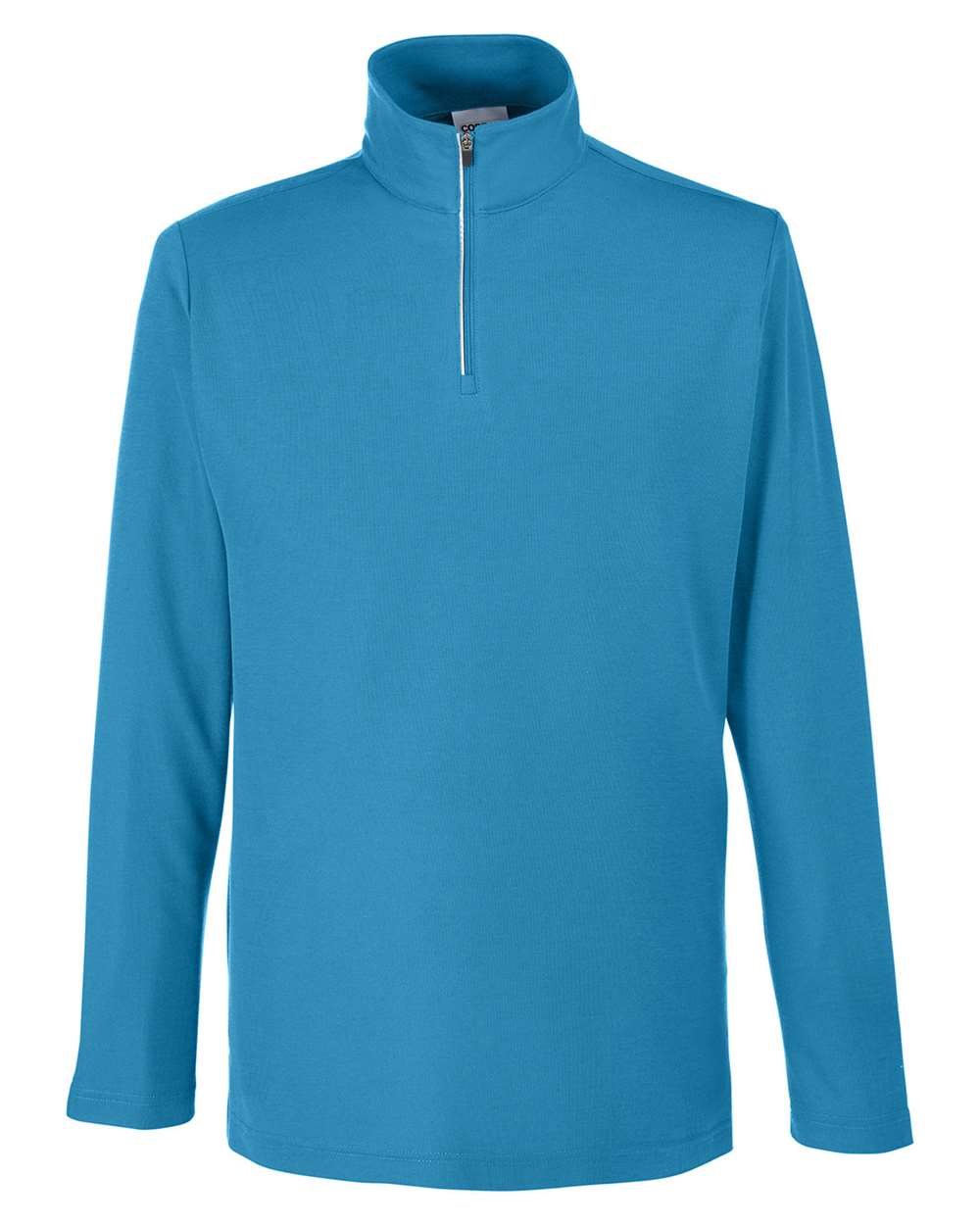 Core365 Men's Fusion ChromaSoft™ Pique Quarter-Zip Pullover - CE405 Electric Blue