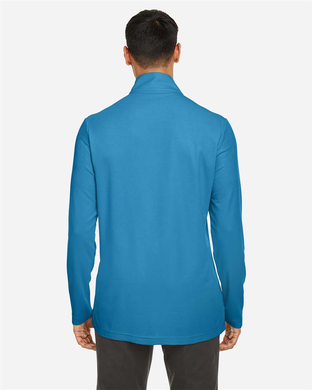 Core365 Men's Fusion ChromaSoft™ Pique Quarter-Zip Pullover - CE405 Electric Blue