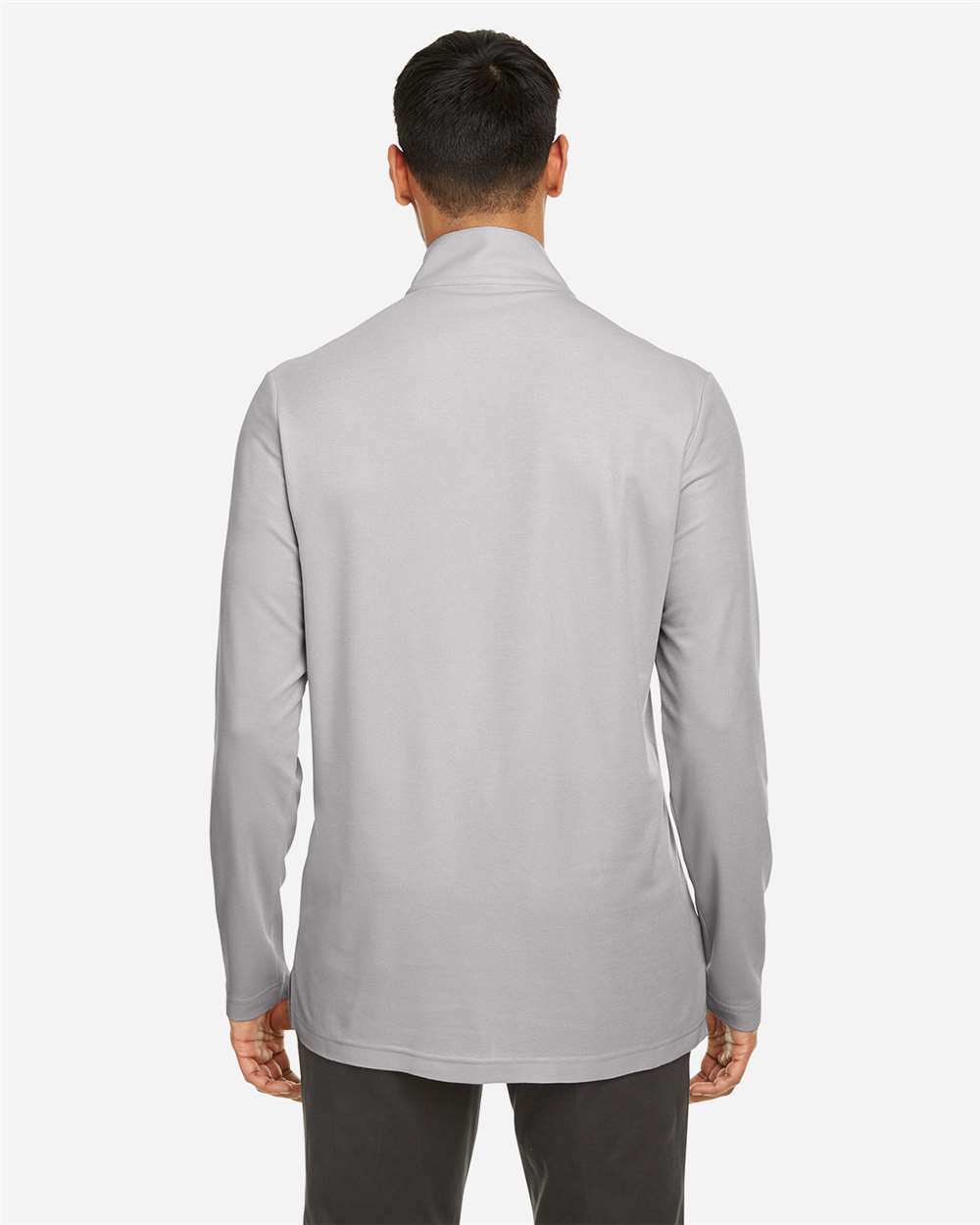 Core365 Men's Fusion ChromaSoft™ Pique Quarter-Zip Pullover - CE405 Platinum
