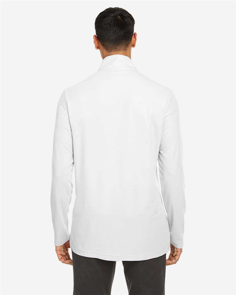 Core365 Men's Fusion ChromaSoft™ Pique Quarter-Zip Pullover - CE405 White