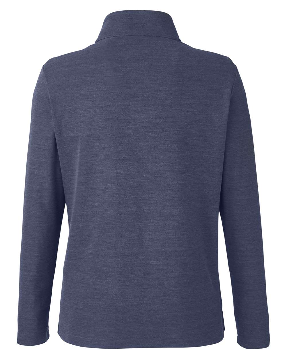 Core365 Women's Fusion ChromaSoft™ Pique Quarter-Zip Pullover - CE405W Classic Navy Heather