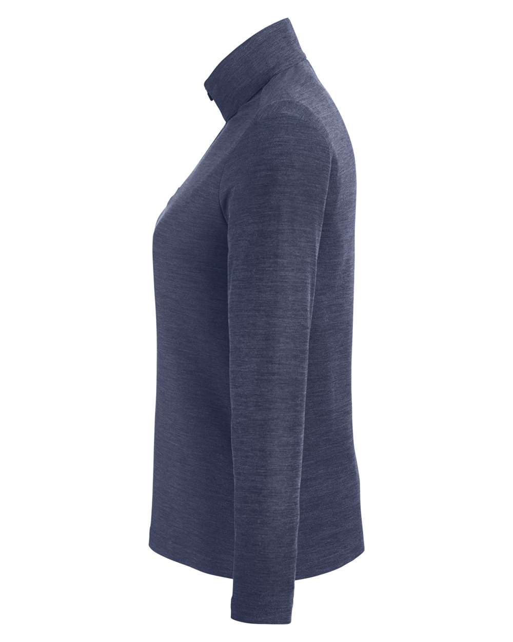 Core365 Women's Fusion ChromaSoft™ Pique Quarter-Zip Pullover - CE405W Classic Navy Heather