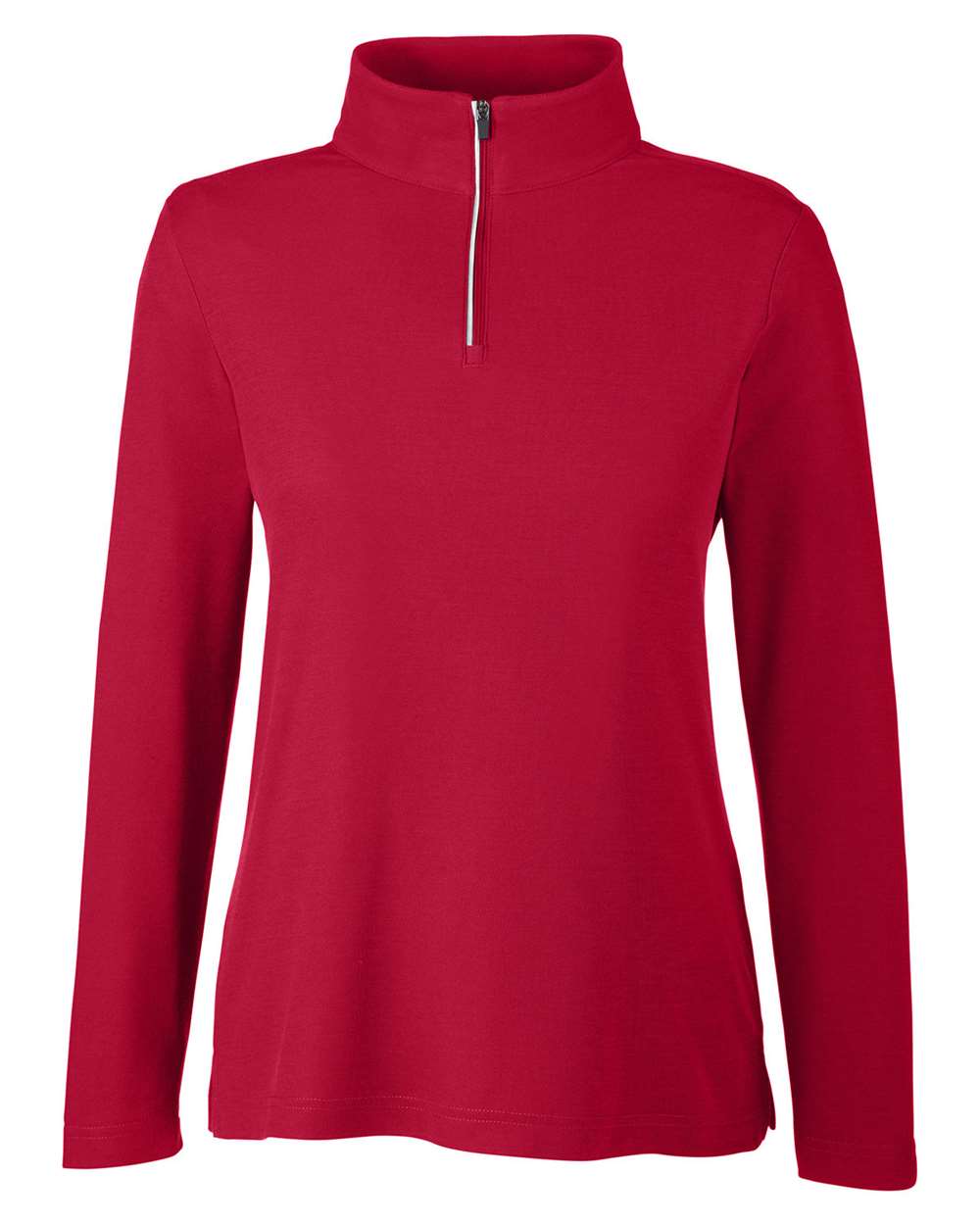 Core365 Women's Fusion ChromaSoft™ Pique Quarter-Zip Pullover - CE405W Classic Red