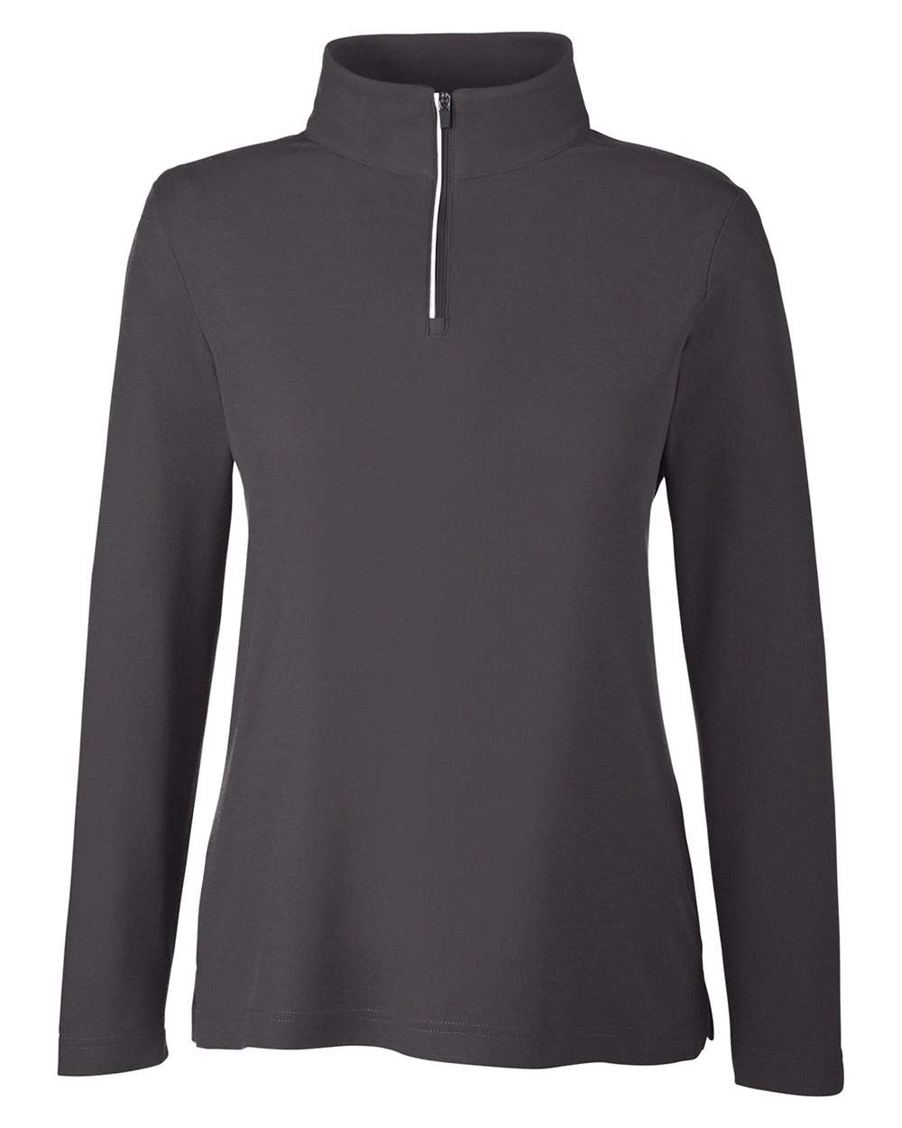 Core365 Women's Fusion ChromaSoft™ Pique Quarter-Zip Pullover - CE405W Carbon