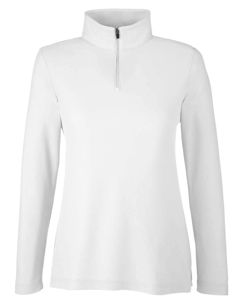 Core365 Women's Fusion ChromaSoft™ Pique Quarter-Zip Pullover - CE405W White