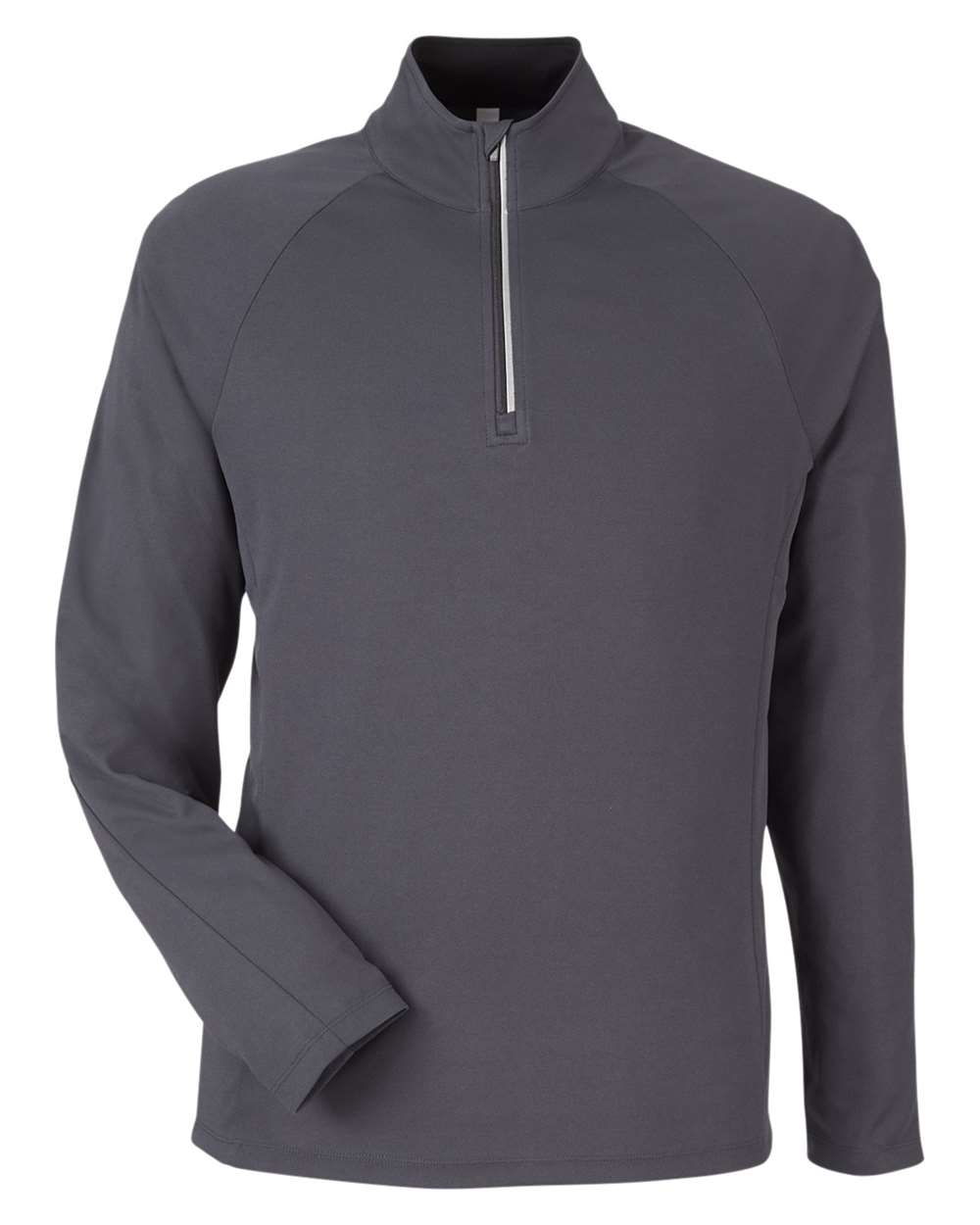 Core365 Men's Origin Performance Pique Quarter-Zip Pullover - CE418 Carbon- Black