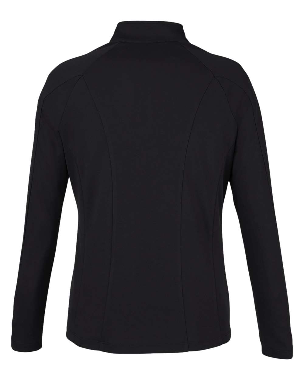 Core365 Women's Origin Performance Pique Quarter-Zip Pullover - CE418W Black- Carbon