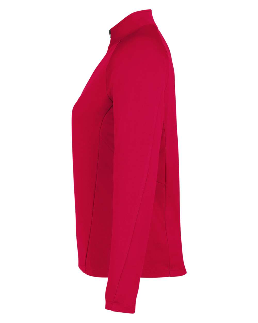 Core365 Women's Origin Performance Pique Quarter-Zip Pullover - CE418W Classic Red- Carbon