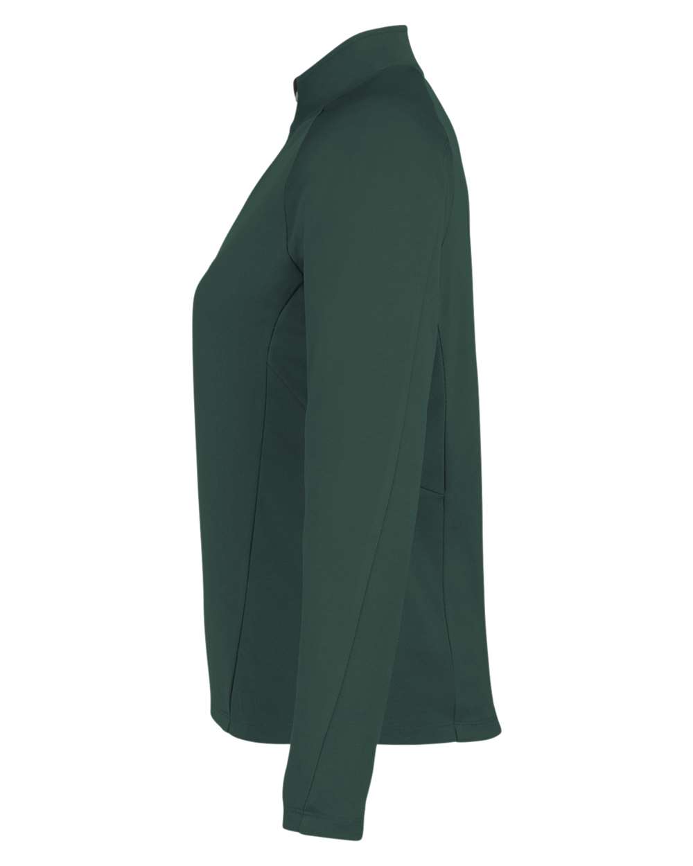 Core365 Women's Origin Performance Pique Quarter-Zip Pullover - CE418W Forest- Carbon