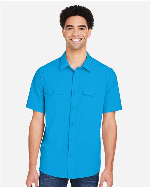 Core365 Men's Ultra UVP® Marina Shirt - CE510 Electric Blue
