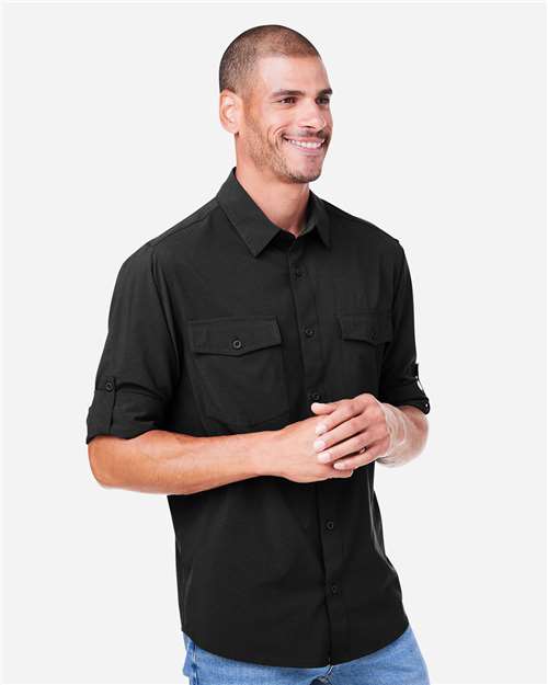 Core365 Men's Ultra UVP® Marina Shirt - CE510L Black