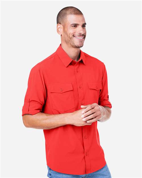 Core365 Men's Ultra UVP® Marina Shirt - CE510L Marina Red