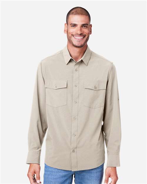Core365 Men's Ultra UVP® Marina Shirt - CE510L Stone