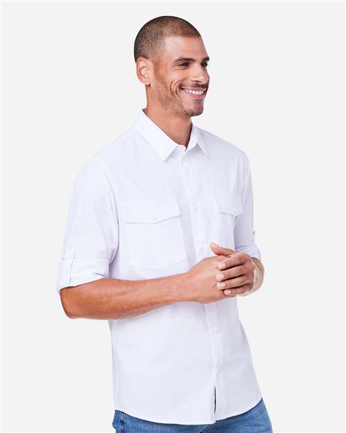 Core365 Men's Ultra UVP® Marina Shirt - CE510L White