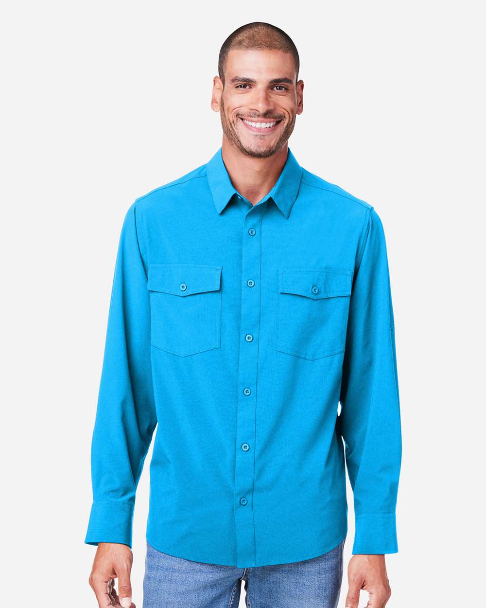 Core365 Men's Ultra UVP® Marina Shirt - CE510L Electric Blue